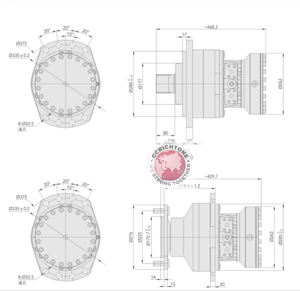 5fd77ff52863022b946Геротороный гидромотор редуктор MS/MSE11 Геротороный гидромотор редуктор MS/MSE11